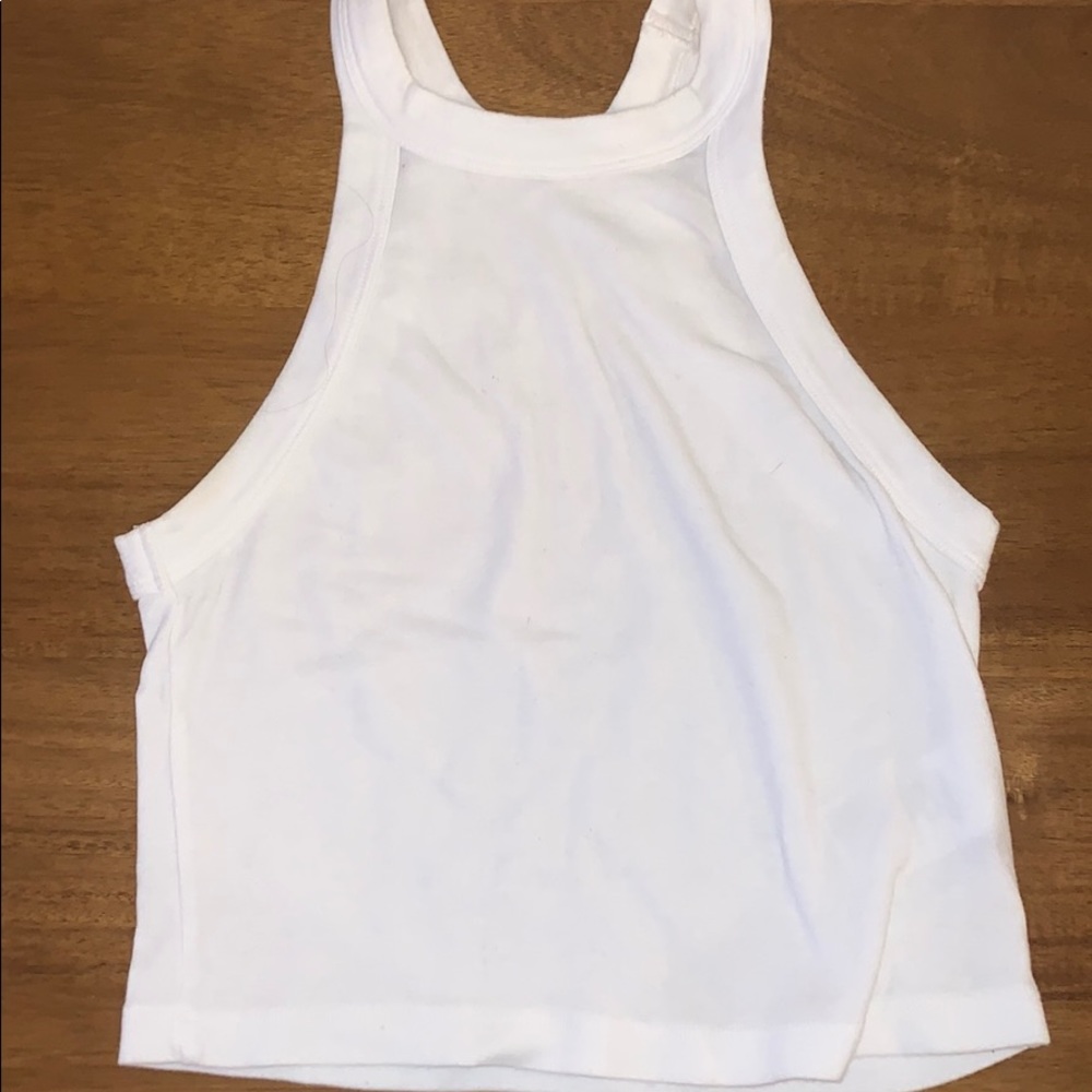 High neck crop top (size M)